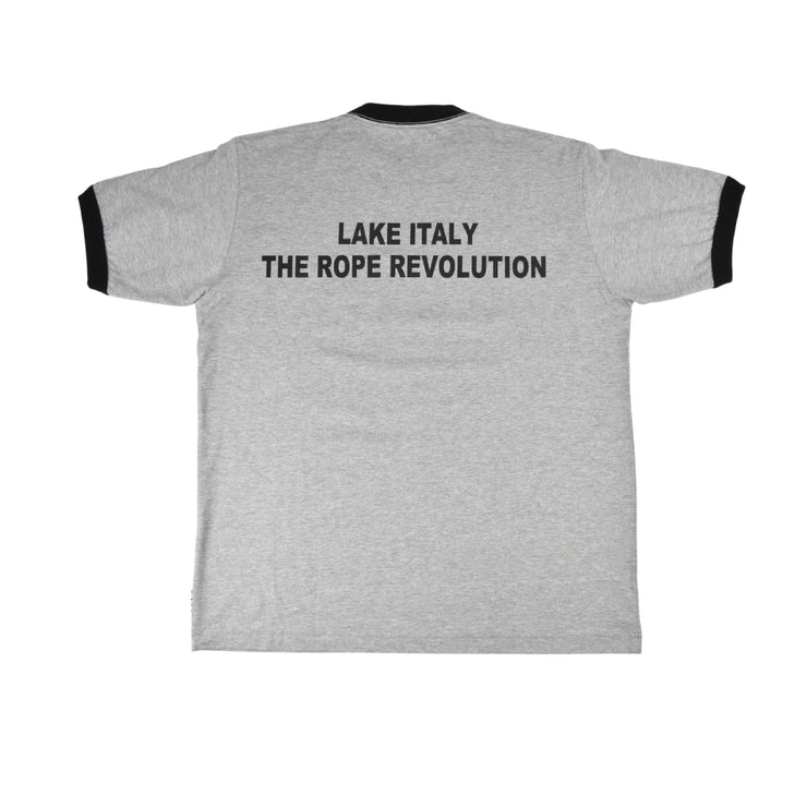 【L4K3】T-shirt APTS-0004【GRAY/BLACK】