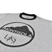【L4K3】T-shirt APTS-0004【GRAY/BLACK】