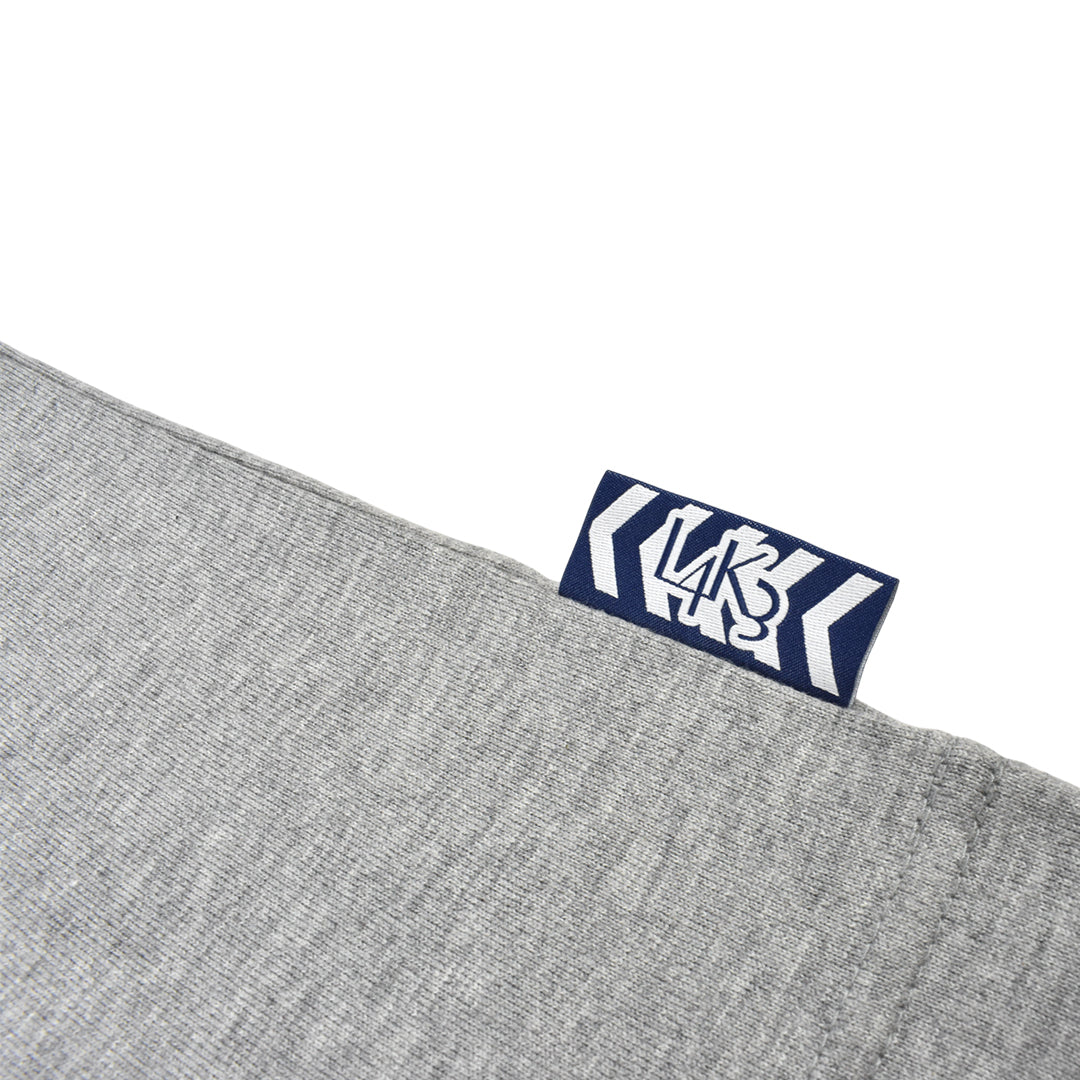 [L4K3] T-shirt APTS-0004 [GRAY/BLACK]