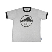【L4K3】T-shirt APTS-0004【GRAY/BLACK】