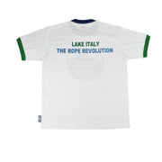 【L4K3】T-shirt APTS-0004【WHITE/GREEN】