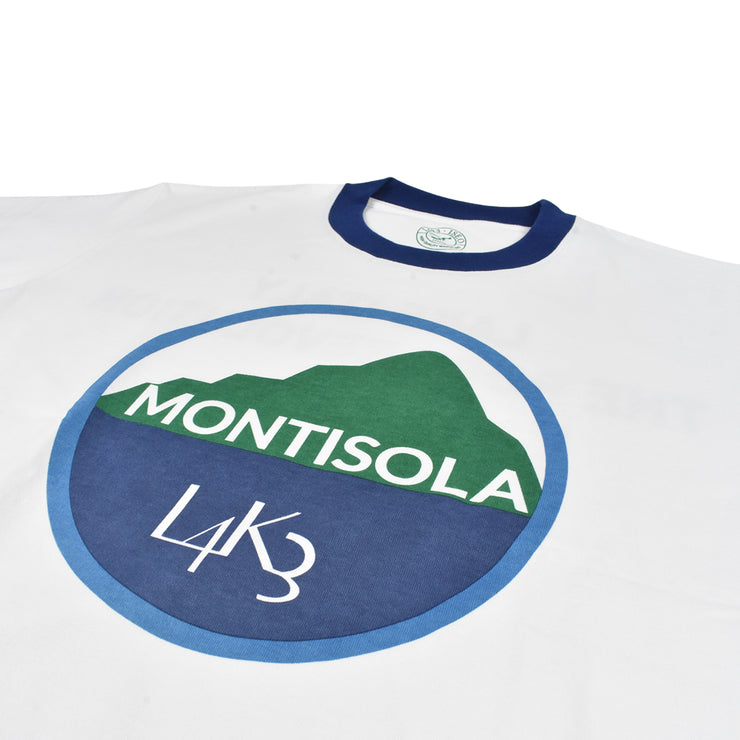 【L4K3】T-shirt APTS-0004【WHITE/GREEN】