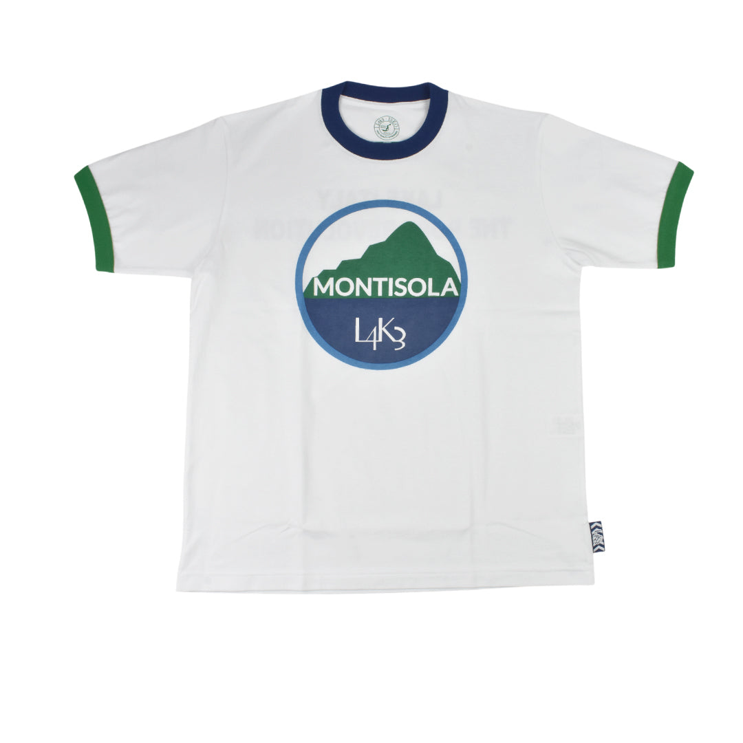 【L4K3】T-shirt APTS-0004【WHITE/GREEN】