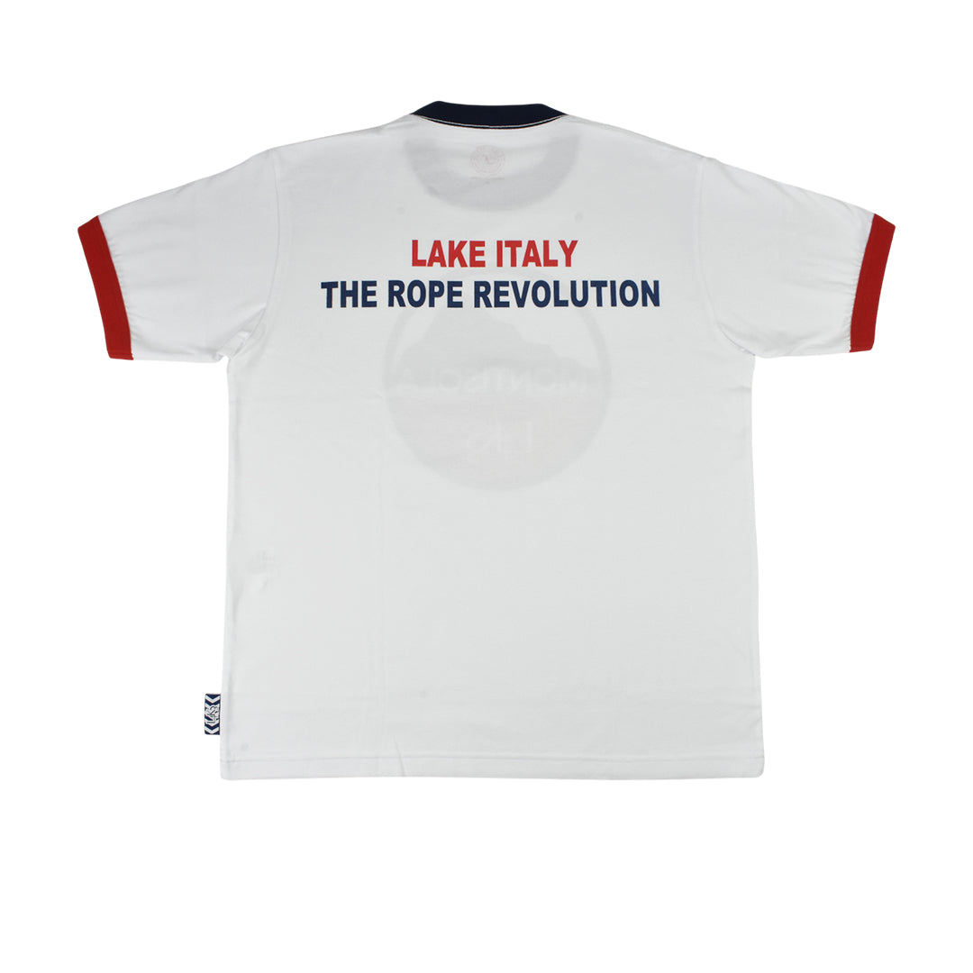 [L4K3] T-shirt APTS-0004 [WHITE/RED]