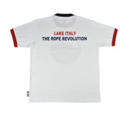 【L4K3】T-shirt APTS-0004【WHITE/RED】
