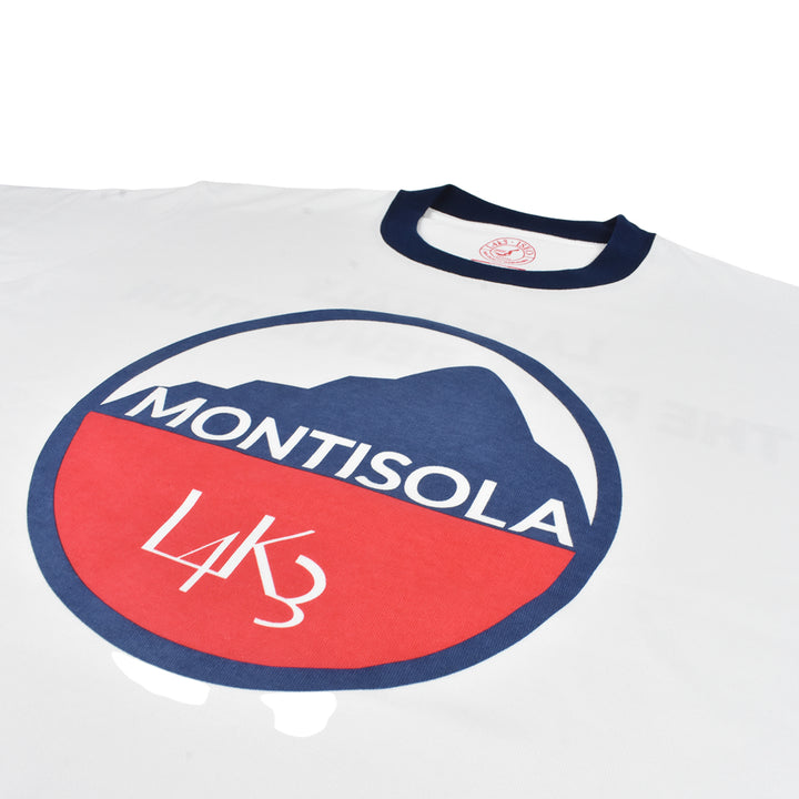 [L4K3] T-shirt APTS-0004 [WHITE/RED]