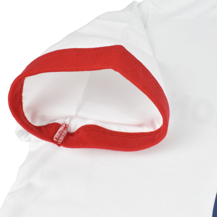 [L4K3] T-shirt APTS-0004 [WHITE/RED]