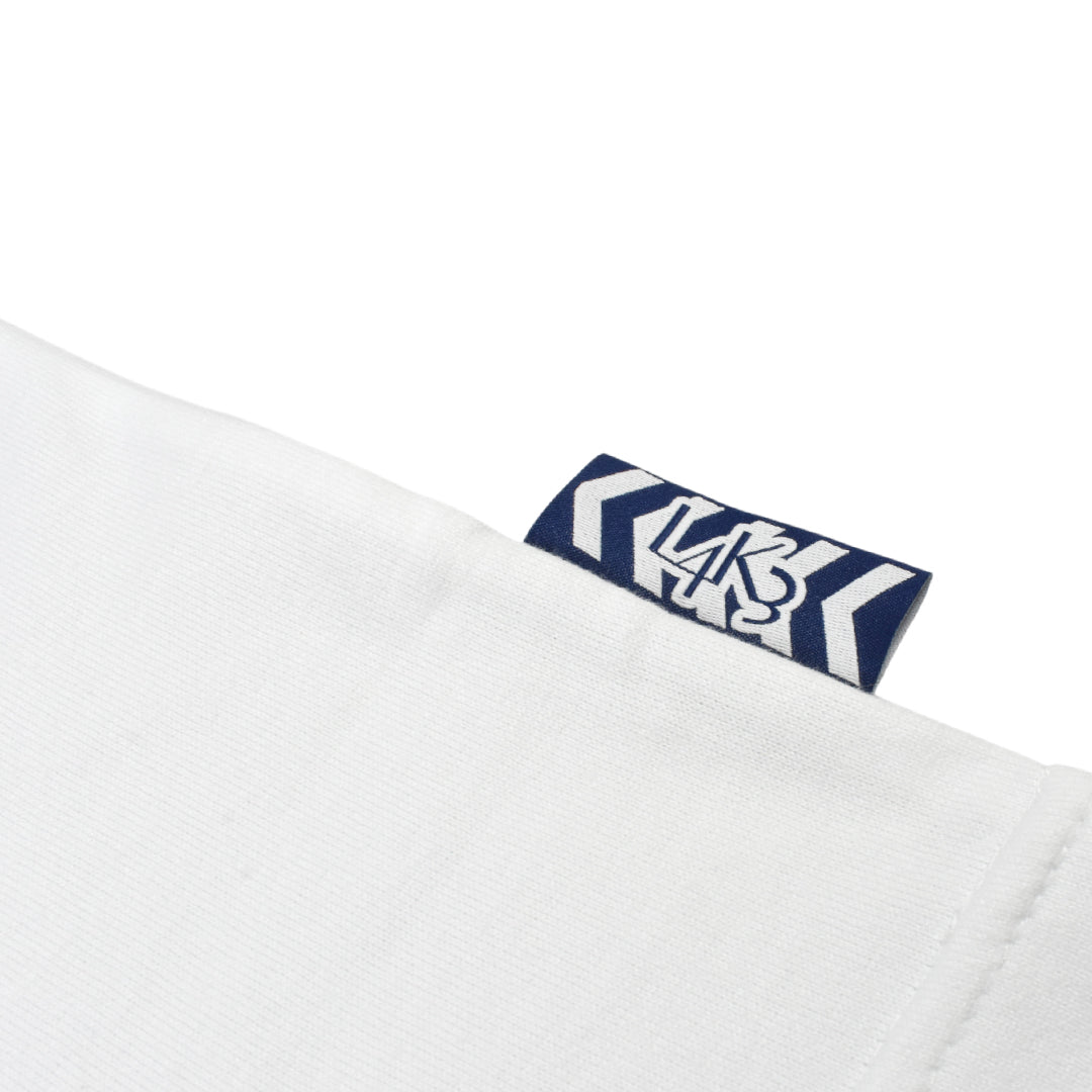 [L4K3] T-shirt APTS-0004 [WHITE/RED]