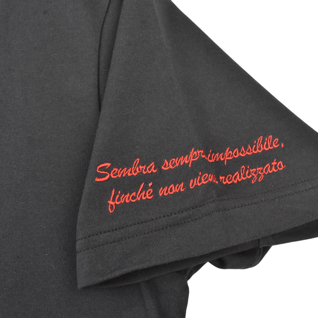 【L4K3】T-shirt APTS-0005【CHARCOAL GRAY】