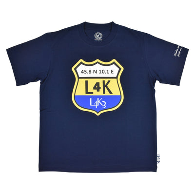 【L4K3】T-shirt APTS-0005【NAVY】