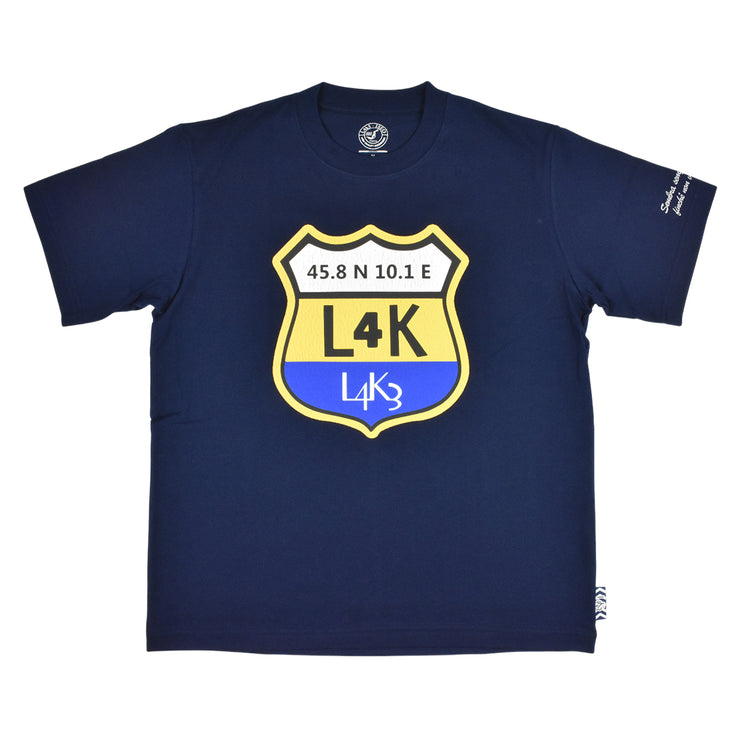 【L4K3】T-shirt APTS-0005【NAVY】