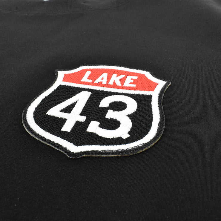 【L4K3】T-shirt APTS-0005PA【BLACK】