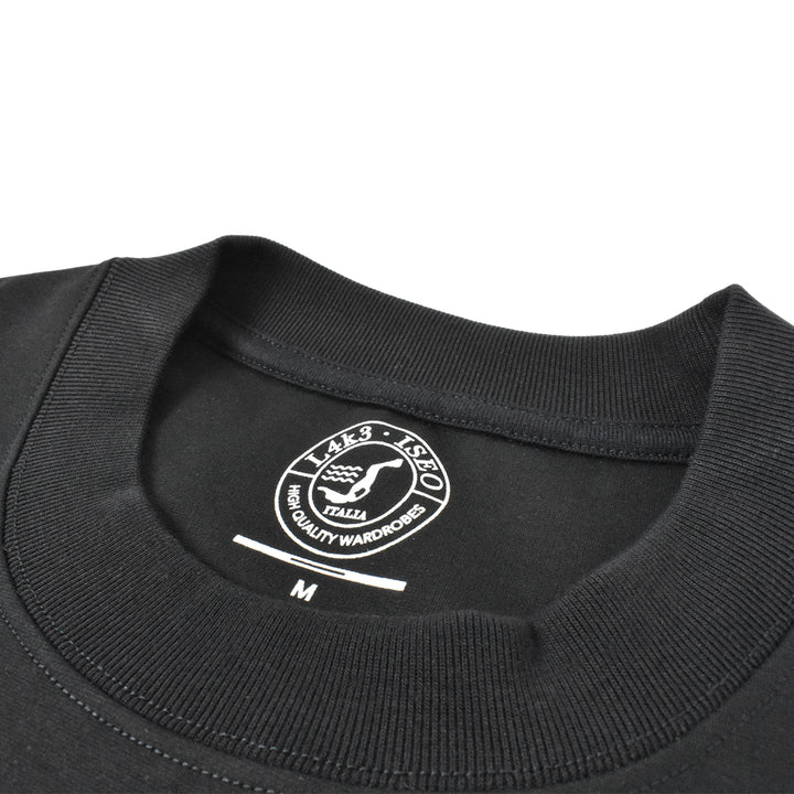 【L4K3】T-shirt APTS-0005PA【BLACK】