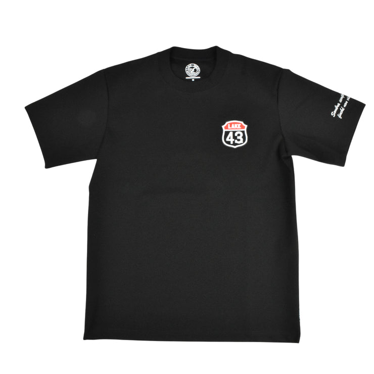 【L4K3】T-shirt APTS-0005PA【BLACK】