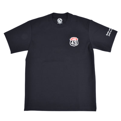 【L4K3】T-shirt APTS-0005PA【NAVY】