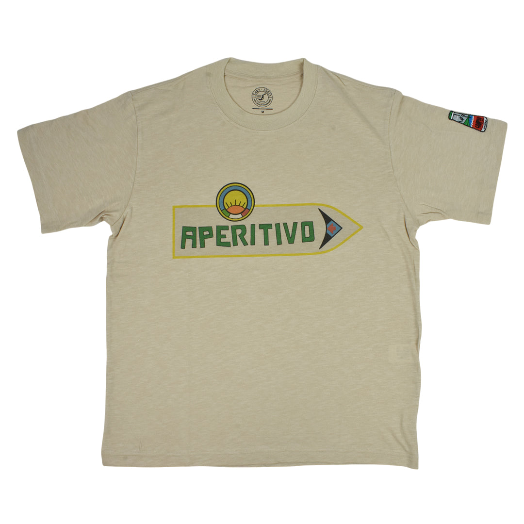 [L4K3] T-shirt APTS-0006 [BEIGE]