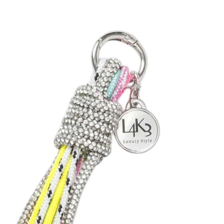 【L4K3】GLITTER SILVER CHARM MULTI02
