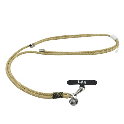 【L4K3】PHONE STRAP-BG(WH/BKG)