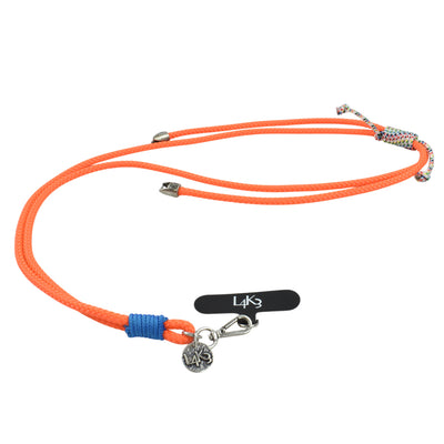 【L4K3】PHONE STRAP-OR(WHMIX/BL)