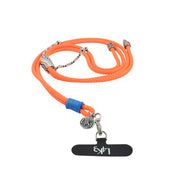 【L4K3】PHONE STRAP-OR(WHMIX/BL)