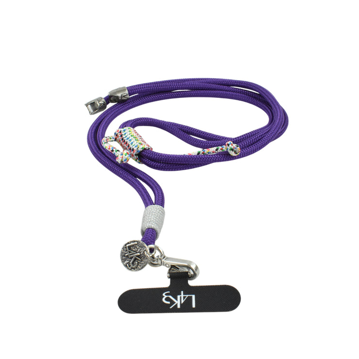 【L4K3】PHONE STRAP-PR(WHMIX/SV)