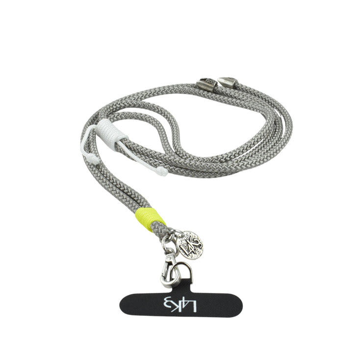 【L4K3】PHONE STRAP-SV(WH/YL)