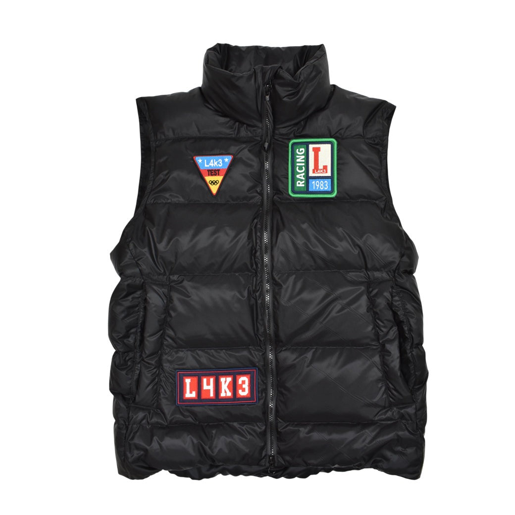 [L4K3 x Retar Nuy] Down Vest 2025 -BLACK- 