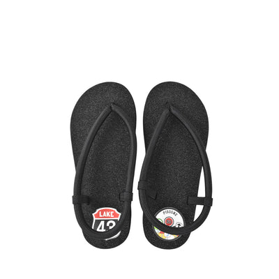 【L4K3×buntA】 Castella Waraji　SANDALS 【BLACK】