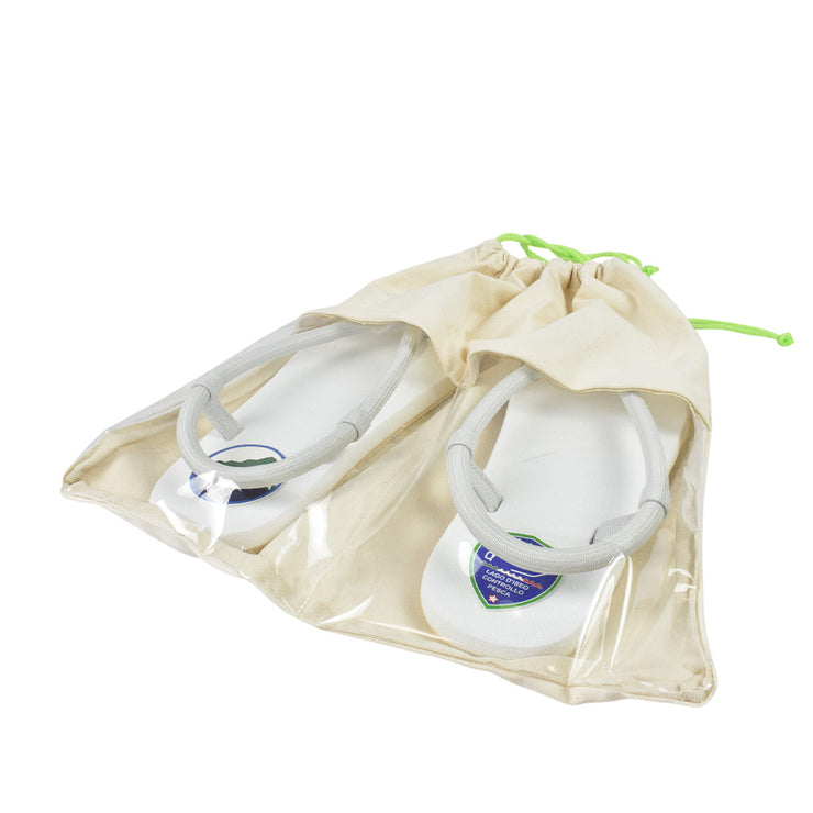 【L4K3×buntA】 Castella Waraji　SANDALS 【WHITE】