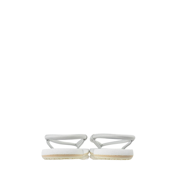 [L4K3×buntA] Castella Waraji SANDALS [WHITE]