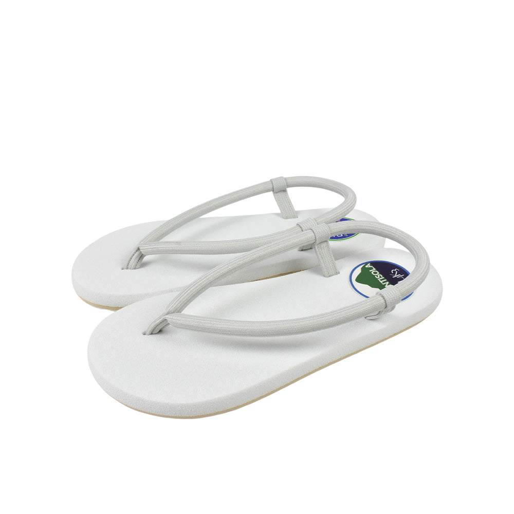 [L4K3×buntA] Castella Waraji SANDALS [WHITE]