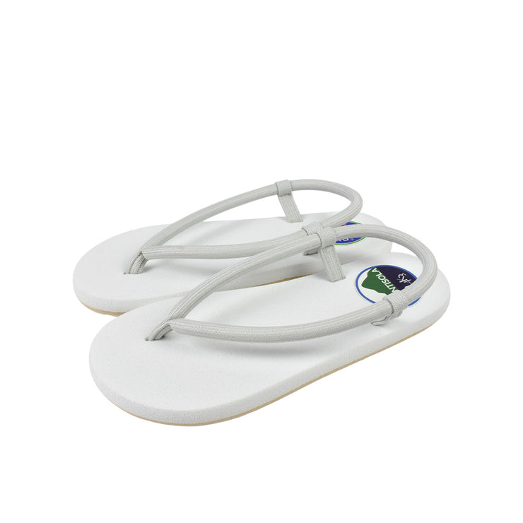 【L4K3×buntA】 Castella Waraji　SANDALS 【WHITE】