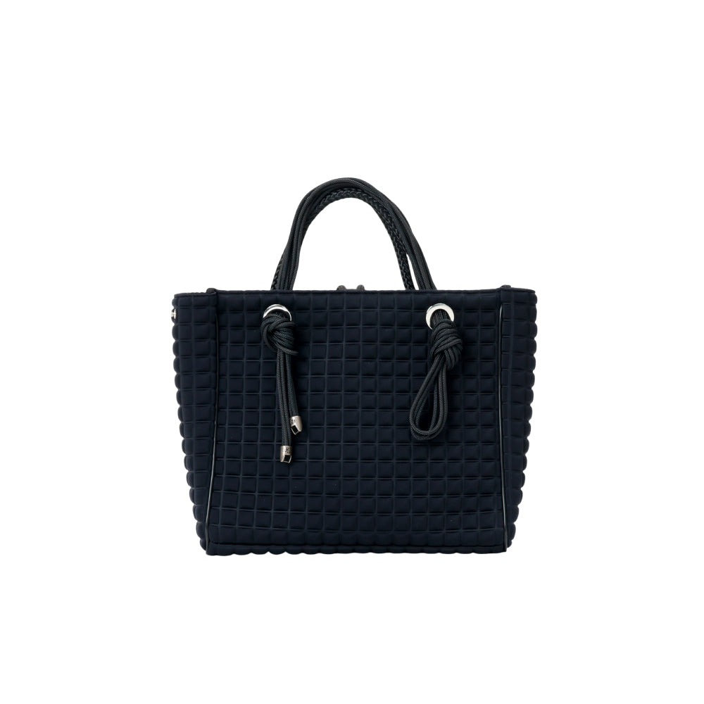 L4k3 CLEAT TOTE mini ネイビー 航海ロープを取り入れたデザインが特徴のイタリアブランド L4K3