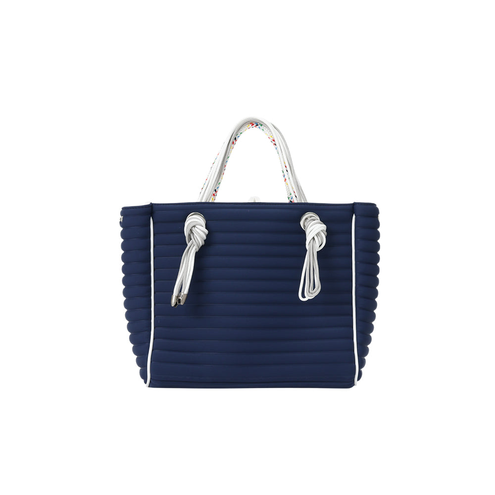 L4k3 CLEAT TOTE mini ネイビー 航海ロープを取り入れたデザインが特徴のイタリアブランド L4K3