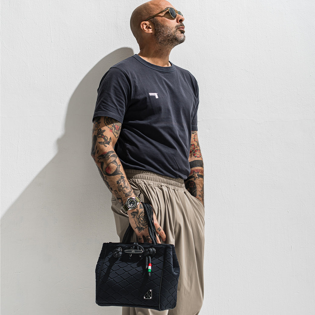 【L4K3】CLEAT TOTE mini  TOM-1188AB