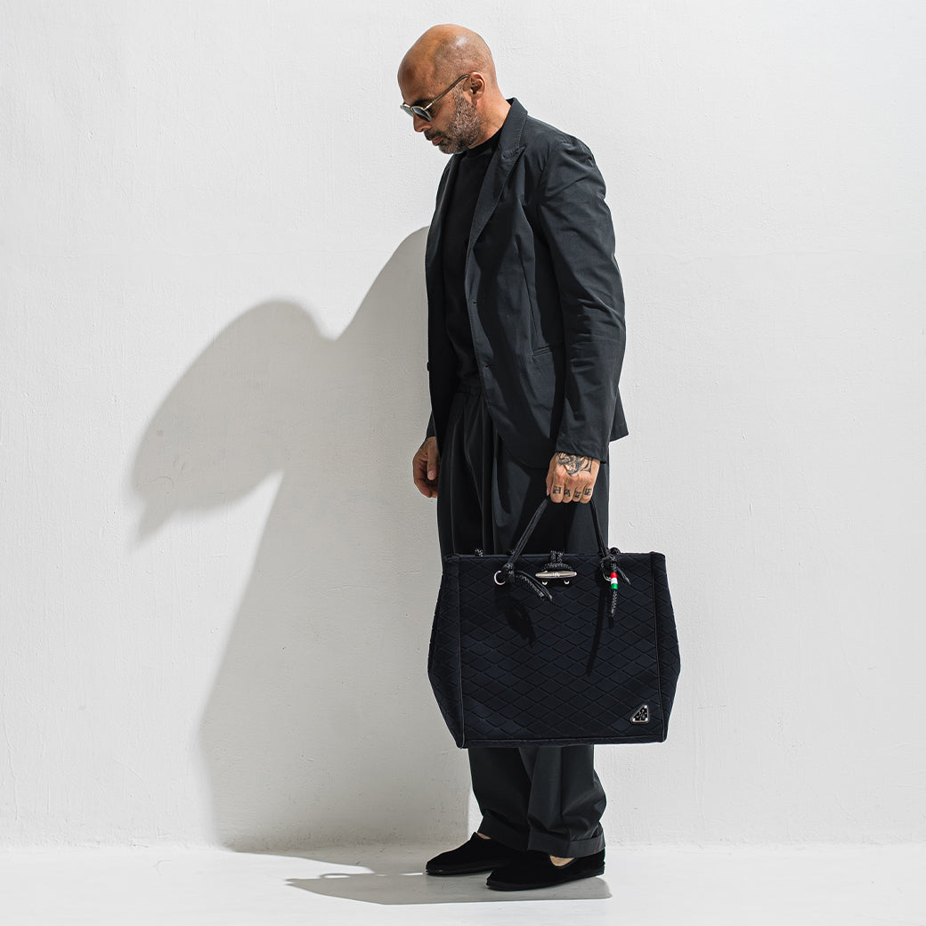 【L4K3】CLEAT TOTE  TOT-1188AB