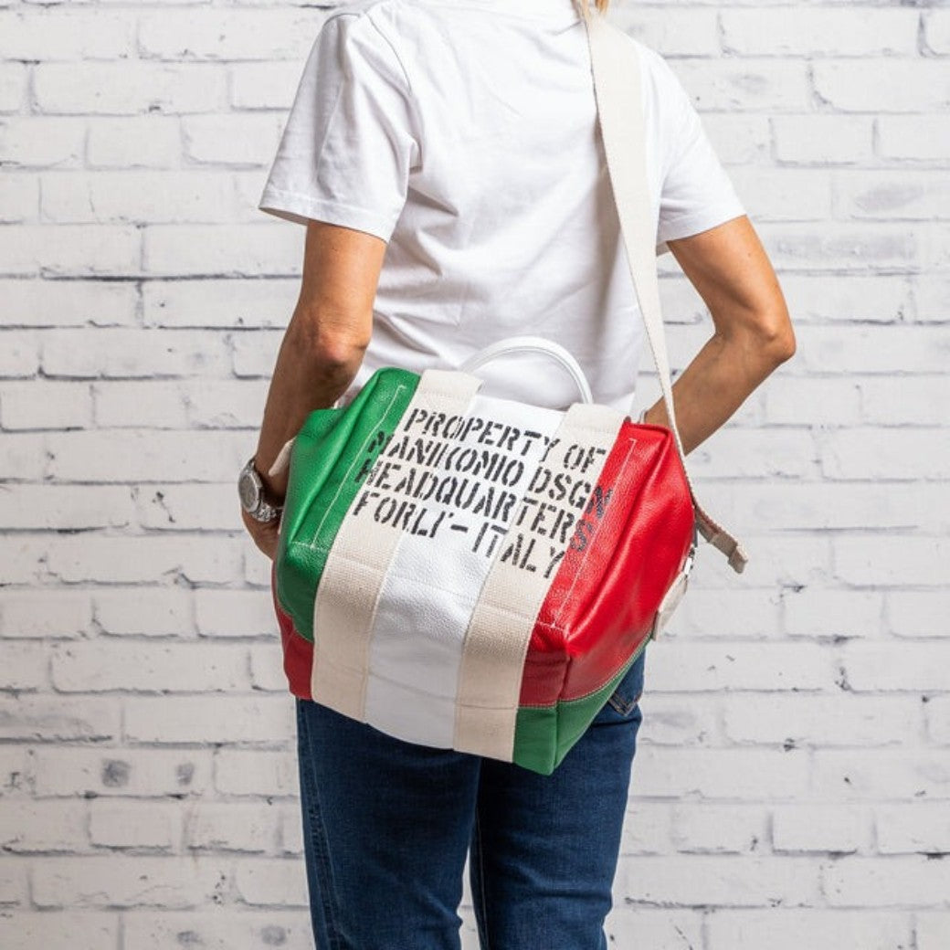 MANIKOMIO】LADY24 / ITALIAN FLAG LEATHER – Zen Style