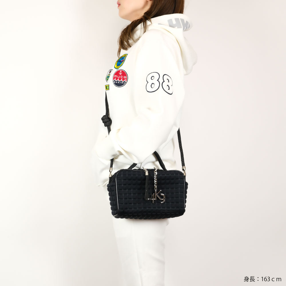 【美品】エルシャドールアプカローネ　プリズマ　空パック付き KBF（ケービーエフ） マフラー ストール リバーシブルチェックストール