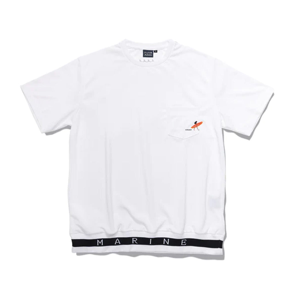 [MMJC-434372] Hemrib T-shirt WHITE