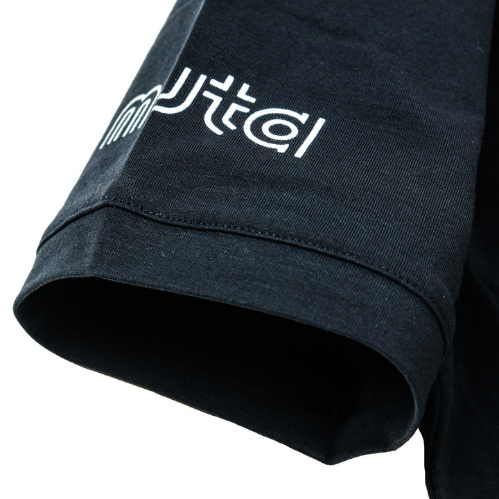 【L4K3×muta】【MMKW-434584】L4K3×MUTA 6ロゴ Tシャツ / NAVY