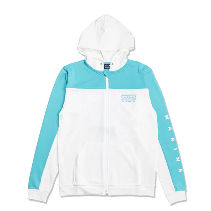 [MMTK-435056-WHNV] Rash hoodie (two-tone) / SKY BLUE