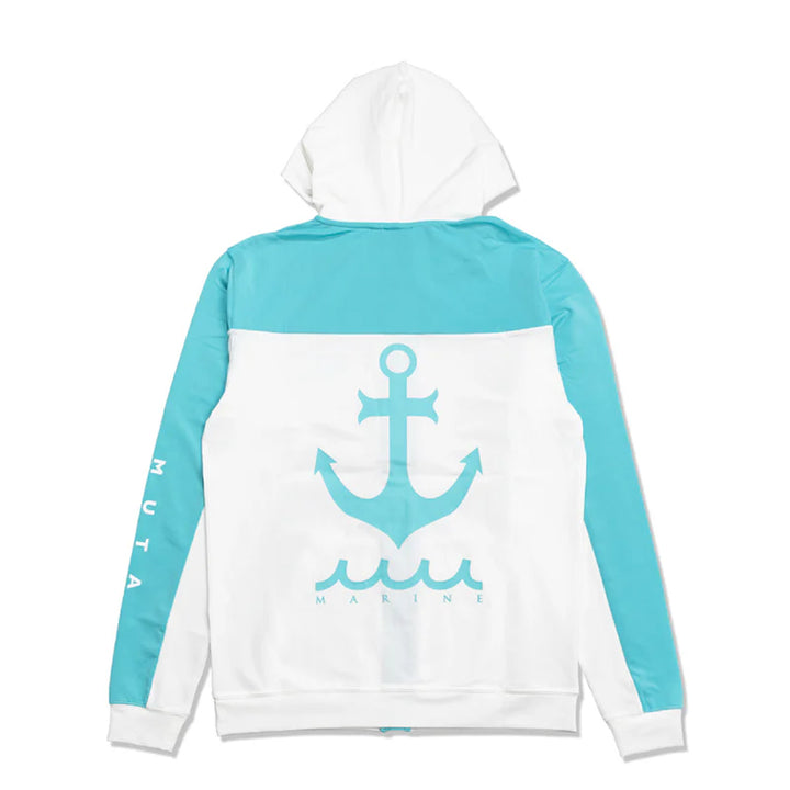 [MMTK-435056-WHNV] Rash hoodie (two-tone) / SKY BLUE