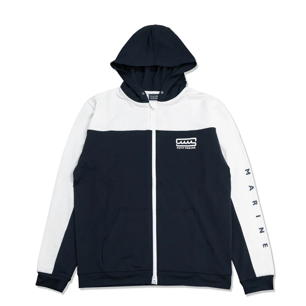 【MMTK-435056-WHNV】ラッシュパーカー (バイカラー) / WHITE-NAVY