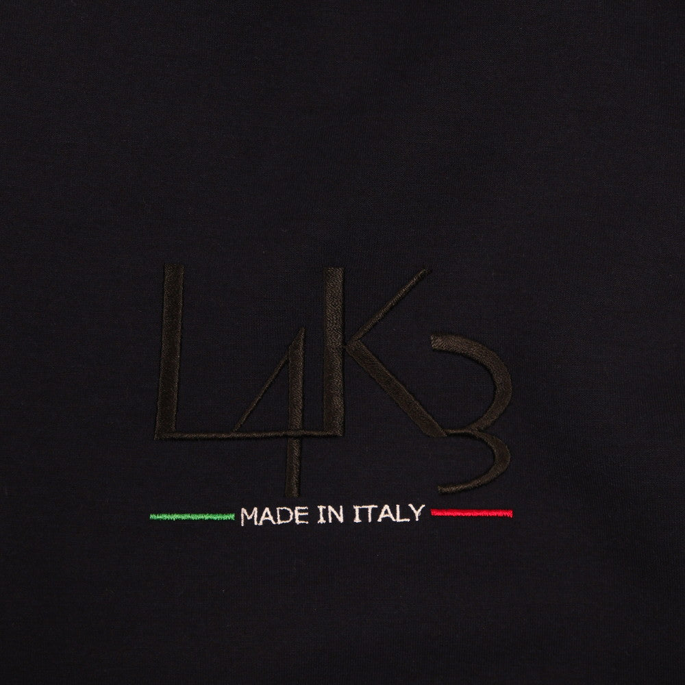 [L4K3 x muta] Stadium jacket [Navy x White] 