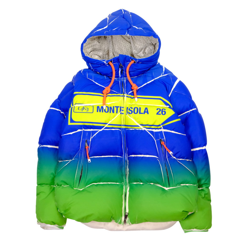 【L4K3 × Plus】 DownJacket (BLxGR) MCOWP-LKBG-XL