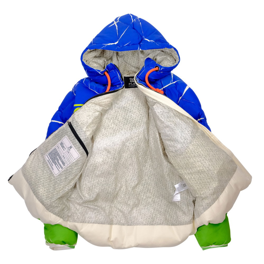 【L4K3 × Plus】 DownJacket (BLxGR) MCOWP-LKBG-XL
