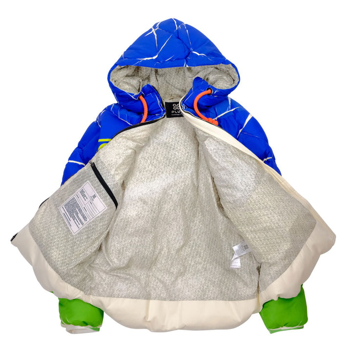 【L4K3 × Plus】 DownJacket (BLxGR) MCOWP-LKBG-XL