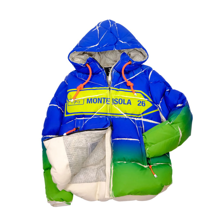 【L4K3 × Plus】 DownJacket (BLxGR) MCOWP-LKBG-XL