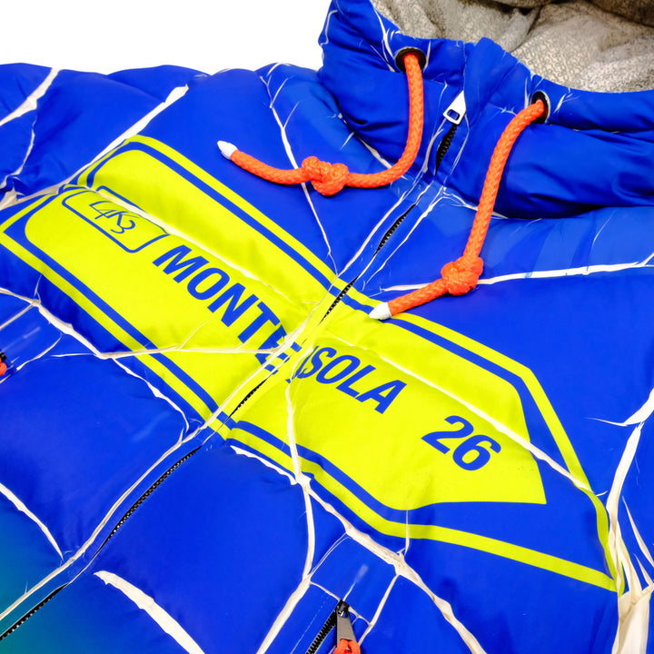 【L4K3 × Plus】 DownJacket (BLxGR) MCOWP-LKBG-XL