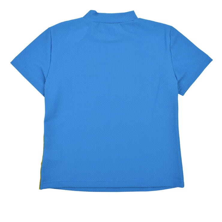 【Ritmo Latino MILANO】2025ss レディース モック半袖シャツ メッシュ BLUE (RLT-RL01)